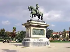 Estàtua eqüestre del General Prim (1887), by Lluís Puiggener, Parc de la Ciutadella.