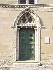 a Gothic doorway