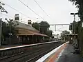 Southbound view from Platform 2 in November 2008