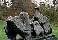 Three Piece Reclining Figure No.1 (1961), Yorkshire Sculpture Park