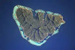 Mo'orea, the island on which Ha'apiti is located