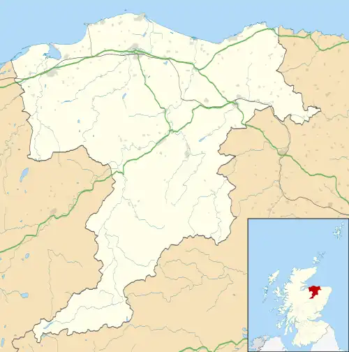 Glenfiddich is located in Moray