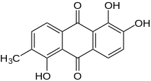 Skeletal formula of morindone