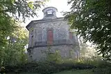 The ruins of the Hellhaus at the intersection of the star-shaped system of alleys