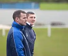 Young management duo Bernard Morley (left) and Anthony Johnson.