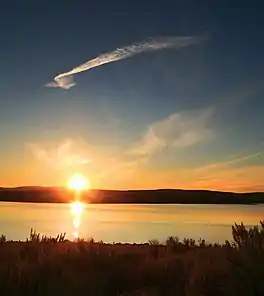 Antelope Reservoir is extremely remote. The only company here was hundreds of migrating birds who chattered most of the night.