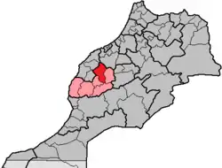 Location in Morocco