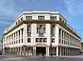 Rear view of the Rabat building, now entrance of the Bank al-Maghrib Museum