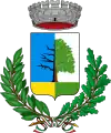 The coat of arms of Morterone, the smallest Italian commune