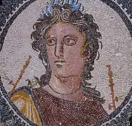 Roman mosaic of Euterpe, 2nd century