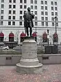 Moses Cleaveland statue, 1888, Public Square in Cleveland, Ohio.