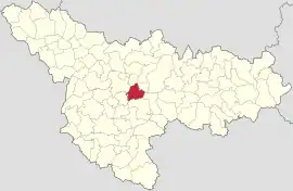 Location in Timiș County