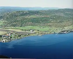 View of Mosvik village