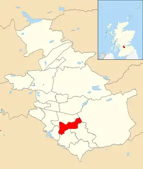 Location of the ward