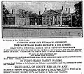 Mottram Hall sale advertisement in 1922