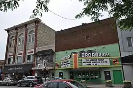 Broadway Theatre, south side of Broadway, 2017