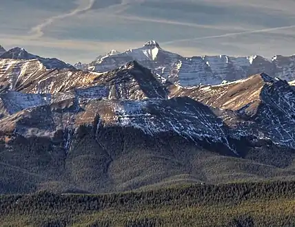 Mount Bogart centered in the distance