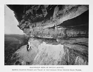 Outcrop at Mount Bonnell (Hill, 1889)