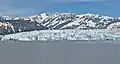 Mount Foresta seen from Disenchantment Bay with Hubbard Glacier