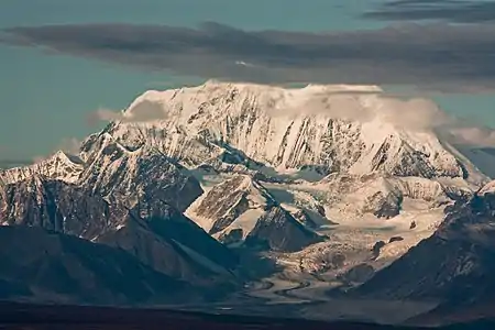 Mount Hayes is the highest mountain in the eastern Alaska Range and the sixth most prominent peak in Alaska.