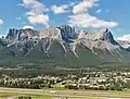 Ehagay Nakoda rises above Canmore