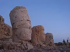 Heads of statues