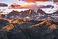 Mount Sacagawea (left) and Fremont Peak (right of center)