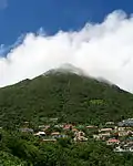 Mount Scenery in the clouds