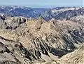 Mt. Shakspere (centered), from Middle Palisade