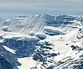 Northeast aspect viewed from Lake Louise Ski Resort