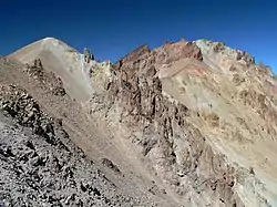 The major ridge and summit of Mount Erciyes