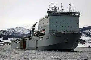 RFA Mounts Bay, a Bay-class landing ship