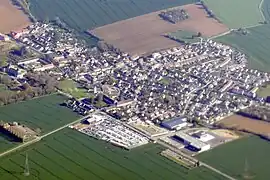 Aerial view of Moussy-le-Vieux, 2023