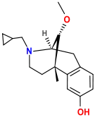 Chemical structure of moxazocine .