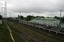 View (direction — to Moscow) of the station2012 г.