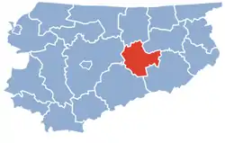 Location within the voivodeship