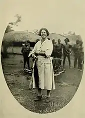 A photo of Margery Barns in 1921.