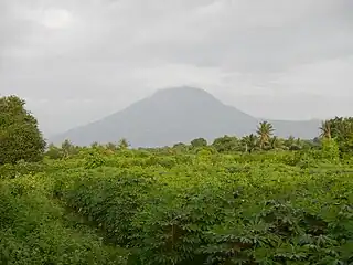 The mountain seen from San Nicolas