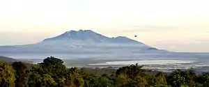 Mount Ungaran and Lake Rawapening