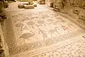 Mosaic floor in the diaconicon-baptistery