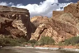 Entrance to the Muddy Creek Gorge