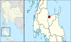 Location of Surat Thani