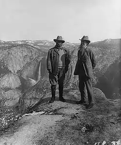 Image 17Roosevelt and Muir on Glacier Point in Yosemite National Park (from Conservation biology)