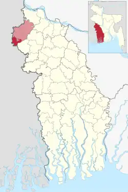 Location of Mujibnagar