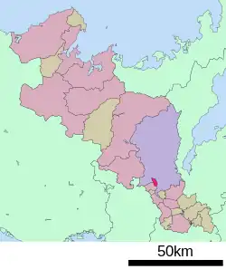 Location of Mukō