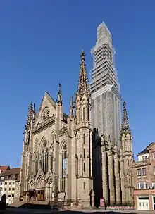 The church under restoration, 2010