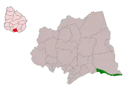 Map of the Municipality of La Floresta