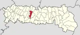 Location in Ialomița County