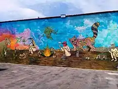 "Actopan, pueblo con sabor" mural.