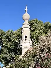 The minaret.